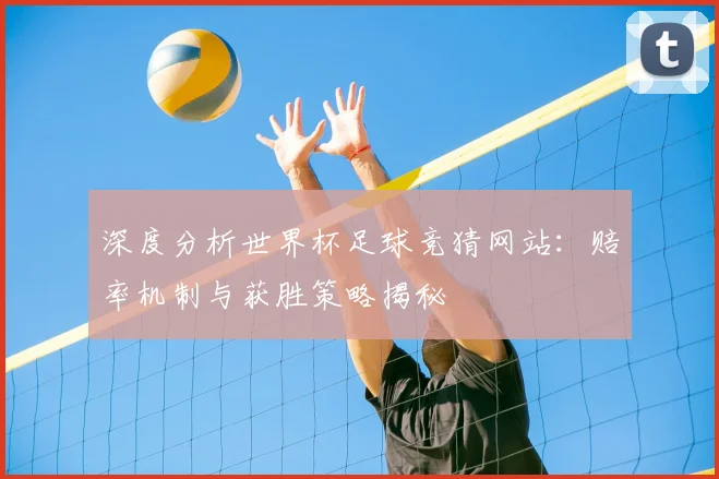 深度分析世界杯足球竞猜网站：赔率机制与获胜策略揭秘