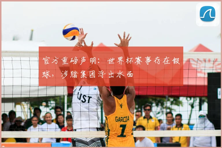 官方重磅声明：世界杯赛事存在假球，涉赌集团浮出水面