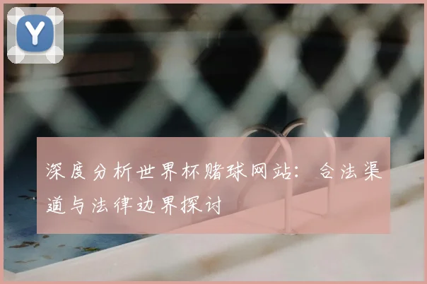 深度分析世界杯赌球网站:合法渠道与法律边界探讨
